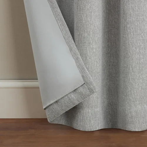 Miniatura 5 de Eclipse Décor Quinn - Cortina opaca 100 % sólida, con textura, absolutamente cero para privacidad, perfecta como cortinas de sala de estar