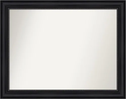 Miniatura 153 de Amanti Art Espejo personalizado, espejo de baño negro Astor, espejo de pared o espejo de tocador de baño sobre el fregadero (25 x 25 pulgadas)