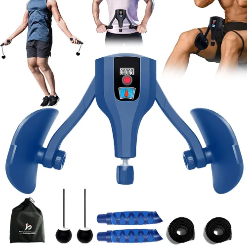 Miniatura 8 de Entrenador de muslos Pro de 0 a 132 libras de resistencia ajustable, ejercitador Kegel interior del muslo y suelo pélvico con asas de entrenamiento