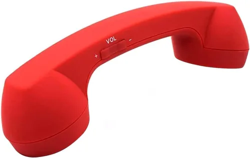 Miniatura 4 de Auricular de teléfono retro con Bluetooth inalámbrico y USB, a prueba de radiación para teléfonos celulares, cómodo para llamadas Azul