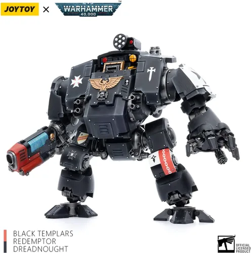 Miniatura 2 de Joytoy Warhammer 40K 1/18 Figuras de acción Joy Toy Mecha Black Templars Redemptor Dreadnought