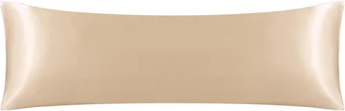 Miniatura 7 de Juwenin Bedding, funda de almohada de satén sedosa súper suave y lujosa con cremallera (funda de almohada de satén sedoso para el cabello), juego