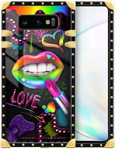 Miniatura 41 de Funda compatible con Samsung Galaxy Note 10 Plus, Lipstick Lips Note 10 Plus para niñas, TPU suave a prueba de golpes, protección rígida