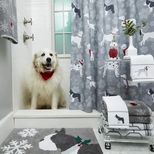 Miniatura 12 de SKL Home Vern Yip by Fa La La - Alfombra para perros, color gris