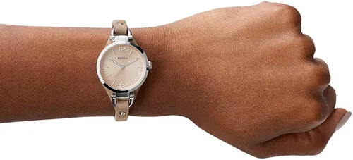 Miniatura 2 de Fossil Neely - Reloj casual de cuarzo de acero inoxidable y cuero para mujer