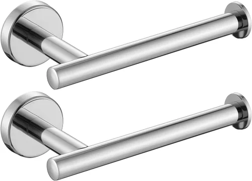 Miniatura 18 de JQK Soporte para Papel Higiénico, 5 Pulgadas Acero Inoxidable 304 Grosor 0.8mm Dispensador de Papel Higiénico para Baño, Sostiene Mega Rollos