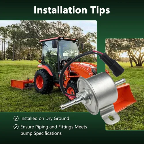 Miniatura 6 de Bomba de combustible EG371-52020 EG371-52023 compatible con tractor Kubota