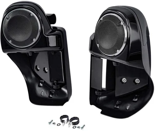Miniatura 8 de TCMT Caja de altavoces Pod de 6.5 pulgadas, carenado inferior ventilado compatible con Harley refrigerado por aire 2014-2024 Touring Road King