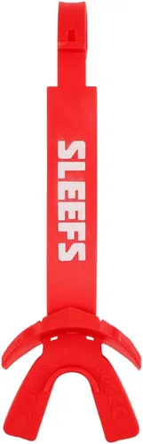 Miniatura 13 de SLEEFS X - Protector bucal de fútbol negro, protector bucal con correa para casco, boquilla protectora de labios/dientes, moldeable