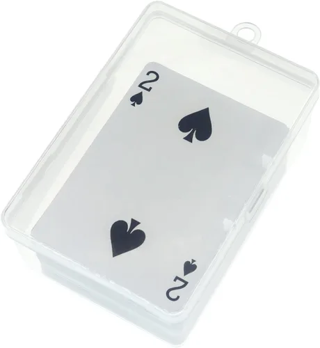 Miniatura 6 de Funda de plástico UNO para tarjetas compatible con 112 piezas de juego de cartas Classic Mattel UNO, caja de almacenamiento de alta capacidad
