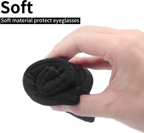 Miniatura 5 de Face Shadow Funda de microfibra suave para lentes con paño de limpieza para mujeres
