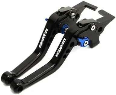 Miniatura 8 de KAnduo M para Suzuki GIXXER 250 SF GIXXER 150 125 SF250 2020-2022 motocicleta CNC corto ajustable freno embrague palancas Y (Color : todo negro B)