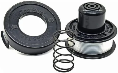 Carretes de recortadora para Black and Decker RS-136 Weed Eater GE600 CST800 ST1000 ST4000 ST4500 ST6800 RS-136 con 20 pies 0.065 pulgadas, repuesto