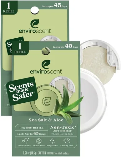 Miniatura 15 de Enviroscent Recambios de ambientador no tóxico (té de lavanda y miel) Ambientador enchufable para el hogar Recambios de aceite esencial