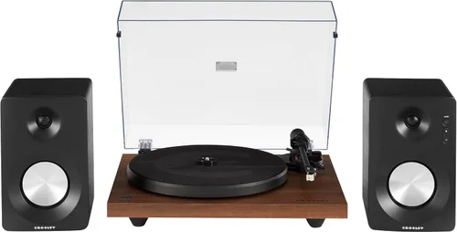 Miniatura 13 de Crosley C6B-MA tocadiscos Bluetooth con accionamiento por correa con brazo de tono ajustable, caoba Mahogany