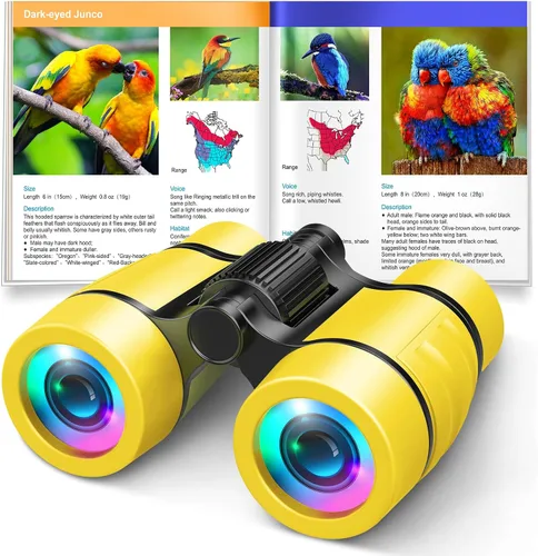 Miniatura 8 de Juguetes para niños de 3 a 8 años: prismáticos para niños con manual de observación de aves 4 5 6 7 8 años niños niñas regalos de Navidad
