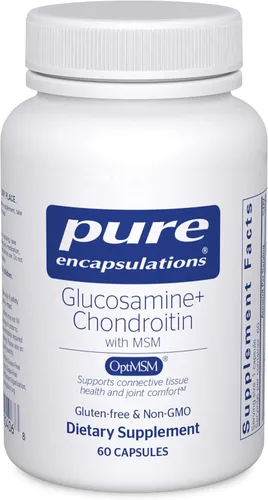 Pure Encapsulations Glucosamina condroitina con MSM - Apoya la salud de las articulaciones y la formación normal del cartílago* - Mantiene la