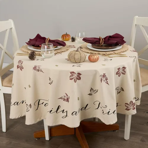 Miniatura 4 de DII Colección de cocina rústica de hojas de otoño, decoración de mesa de Acción de Gracias y otoño, juego de servilletas, 20 x 20, 6 piezas