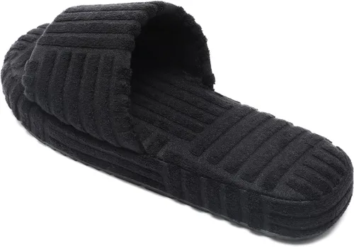 Miniatura 5 de Jakcuz Sandalias de rizo para mujer, sandalias de moda para niñas, zapatos de casa con plataforma, puntera abierta, multicolor, lindas