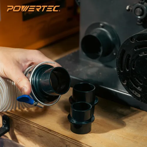 Miniatura 8 de POWERTEC 70297 Adaptador modular paso 4 en 1 - Compra accesorios de manguera para colector de polvo Vac