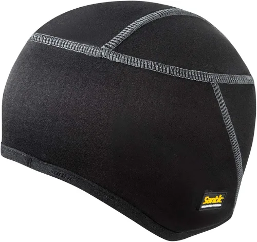Miniatura 3 de Santic Casco de calavera de ciclismo para correr, casco de bicicleta, forro polar térmico resistente al viento, se adapta debajo de los cascos