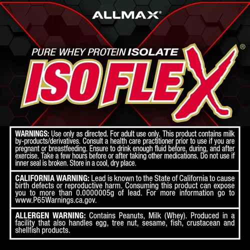 Miniatura 7 de ALLMAX Nutrition - ISOFLEX Polvo de Proteína de Suero, Proteína de Suero Aislada, 27g de Proteína, Pastel de Cumpleaños, 2 lb