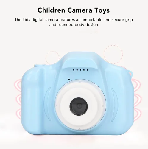 Miniatura 4 de Cámara para niños, cámara de video digital con pantalla de 2.0 pulgadas, carga USB, 400 mAh, portátil, juguete para niños y niñas, regalo