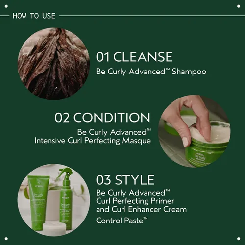 Miniatura 5 de Aveda Be Curly Advanced Shampoo Moisturizing Shampoo for Curly, Coily, Wavy Hair Gently Cleanses, Removes Build Up Fights Frizz Sulfate