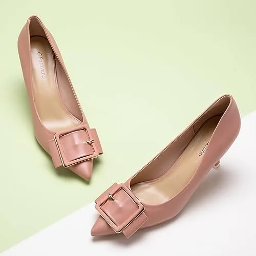 Miniatura 2 de C.Paravano Zapatos de tacón I para mujer I Zapatos de tacón para mujer I Zapatos de diseñador I Tacones de aguja I Elegantes Zapatos I Hebillas