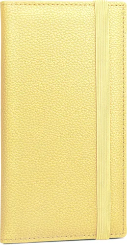 Miniatura 89 de Yarnic Funda para chequera personal, soporte para chequera con soporte para bolígrafo y divisor de plástico transparente integrado para cheques Rosa