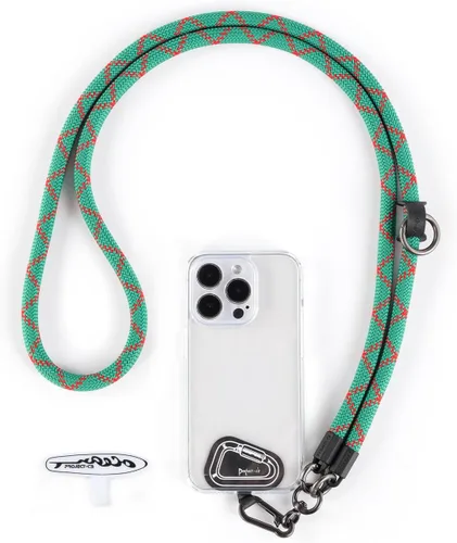 Miniatura 9 de Cordón para teléfono celular ×1, Pestaña de sujeción ×2, Correa de teléfono ajustable universal, Cruzada, Cordón para el cuello, Correa de cuerda
