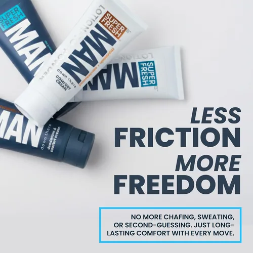Miniatura 9 de Super Fresh Desodorante de bola para hombres – Protección en polvo Previene partes adhesivas y olores del hombre Sin talco, sin parabenos, sin