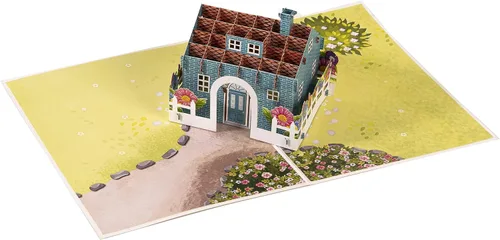 Miniatura 7 de iGifts And Cards Home Sweet Home - Tarjeta de felicitación 3D emergente, regalo de inauguración de la casa, regalo sorpresa de la casa