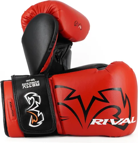 Miniatura 9 de Guantes de boxeo RIVAL RS11V Evolution para sparring, acolchado extra grueso de 5 cm, sistema V-Strap Wrist Lock 2, compartimento para manos grande