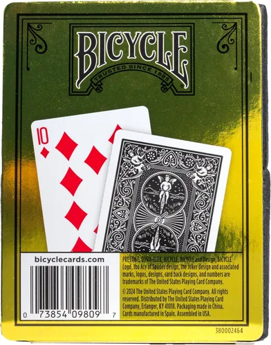 Miniatura 2 de Bicycle Prestige - Cartas de juego impermeables, baraja 100% de plástico negro, cartas de póquer duraderas de calidad de casino