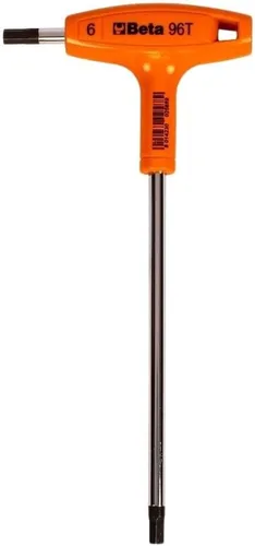Miniatura 11 de Beta 96T Llave hexagonal con mango en T métrica de 3.5mm Llave Allen ergonómica de alto torque con puntas hexagonales duales Orificio