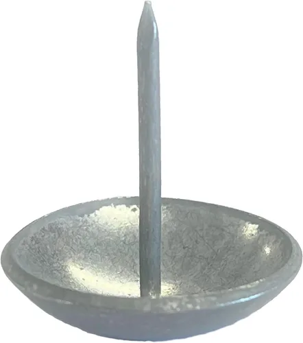 Miniatura 4 de Tachuelas de Tapicería Premium, Clavos de Cabeza de 1 pulgada de Diámetro, Adorno Decorativo Grande para Muebles (25, Peltre Antiguo)