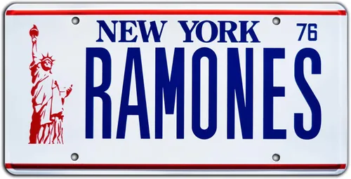 Celebrity Machines | Punk Rock | Placa de tocador de Nueva York, aluminio estampado, etiqueta decorativa de metal, resistente a la corrosión,
