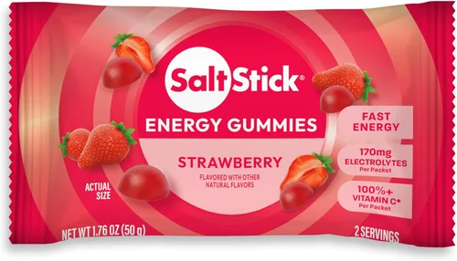 Miniatura 12 de SaltStick Gomitas energéticas con electrolitos, paquete variado, gomitas de electrolitos fáciles de masticar, masticables energéticos que saben muy