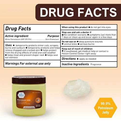 Miniatura 7 de MED PRIDE Manteca de Cacao y Vaselina, 8 onzas – Protector de la piel hidratante para piel seca, manos agrietadas, talones ásperos, labios