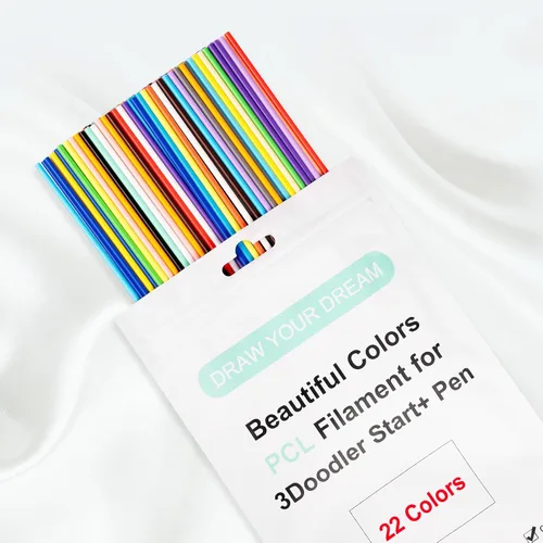 Miniatura 7 de Recargas de bolígrafo 3D Kretrum Glow en la oscuridad para 3Doodler Start+ Bolígrafo 3D 2.5mm PCL Recargas de filamento de 10 colores con brillo