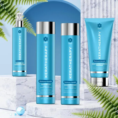 Miniatura 8 de KERATHERAPY Champú hidratante con infusión de queratina, 33.8 onzas líquidas, 33.8 fl oz, champú hidratante antiencrespamiento para cuero cabelludo