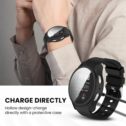 Miniatura 3 de Funda protectora de pantalla compatible con Samsung Galaxy Watch 7 de 1.575 pulgadas (1.575 in) y 1.732 pulgadas (1.575 in y 1.732 in), funda