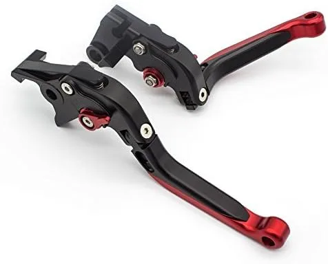 Miniatura 8 de FXCNC Palancas de embrague de freno extensible plegables Billet para YZF R3 R25 2013-2021, MT-03 MT-25 2015-2021 Negro y negro y negro