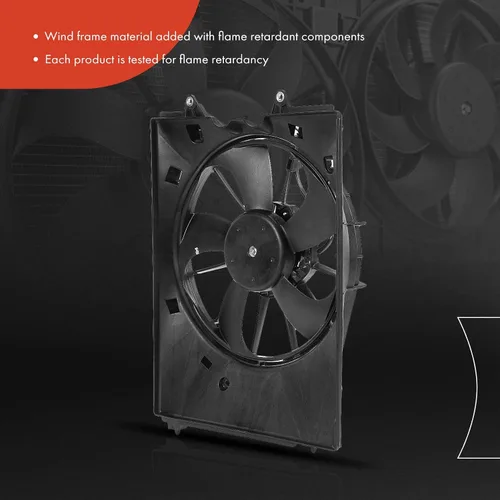 Miniatura 3 de A-Premium Conjunto de ventilador de refrigeración del radiador del motor izquierdo compatible con modelos Honda y Acura, Pilot 2016-2022, Ridgeline