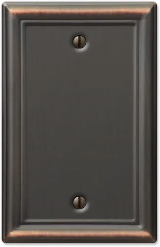 Miniatura 8 de Amerelle 149R4DB - Placa de pared Chelsea, 4 interruptores de palanca, acero, bronce envejecido, paquete de 1