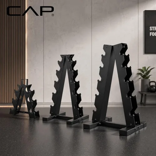 Miniatura 7 de CAP A-Frame Dumbbell Weight Rack Gris