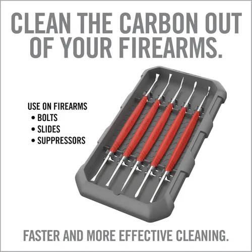 Miniatura 4 de Real Avid Púas de limpieza de pistola de acero inoxidable para limpieza y mantenimiento de armas de fuego, juego de 5 10 formas diferentes