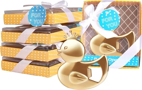 Miniatura 7 de 20 abrebotellas de pato amarillo, aleación de zinc, forma de pato, abrebotellas de recuerdo de fiesta, recuerdos de baby shower