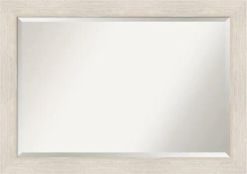 Miniatura 28 de Amanti Art Espejo de pared, espejo de marco de madera blanca lavada para decoración de pared o uso como espejo de baño para sobre el fregadero